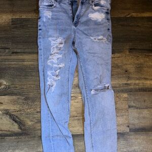 American Eagle Ripped Mom Jeans